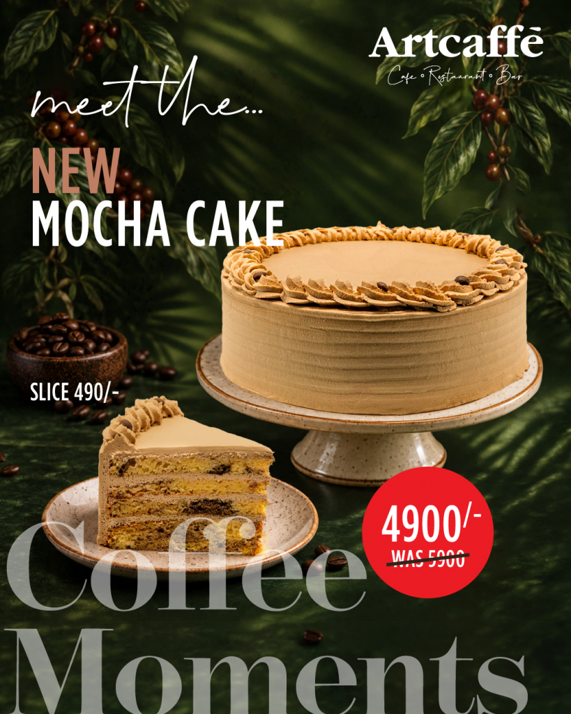 Artcaffe’ Mocha Cake Offers